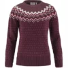 Fjallraven Pull Fjällräven Women Övik Knit Sweater W Dark Garnet