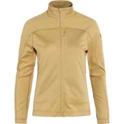 Gilet Fjallraven Women Abisko Lite Fleece Jacket Dune Beige