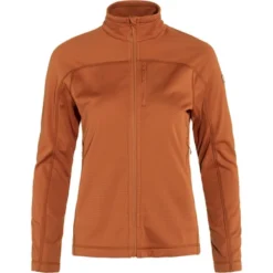 Gilet Fjallraven Women Abisko Lite Fleece Jacket Terracotta Brown