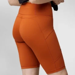 Legging Fjallraven Woman Abisko Short Tights Terracotta Brown -Fjallraven abisko short tights w 87138 243 e model fjr