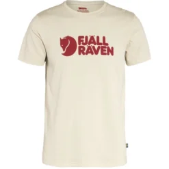 T-Shirt Fjallraven Man Fjallraven Logo T-shirt Chalk White