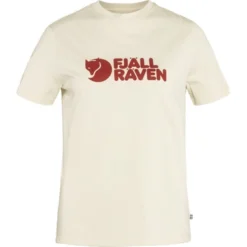 T-Shirt Fjallraven Woman Fjallraven Logo Tee Chalk White