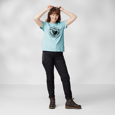 T-Shirt Fjallraven Woman Kånken Art Logo Tee Sky Blue 3 T-Shirt Fjallraven Woman Kånken Art Logo Tee Sky Blue – Image 3