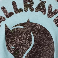 T-Shirt Fjallraven Woman Kånken Art Logo Tee Sky Blue 11 T-Shirt Fjallraven Woman Kånken Art Logo Tee Sky Blue -Fjallraven kanken art logo tee w 87147 501 f detail fjr 2