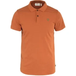 Polo Fjallraven Man Ovik Polo Shirt Terracotta Brown